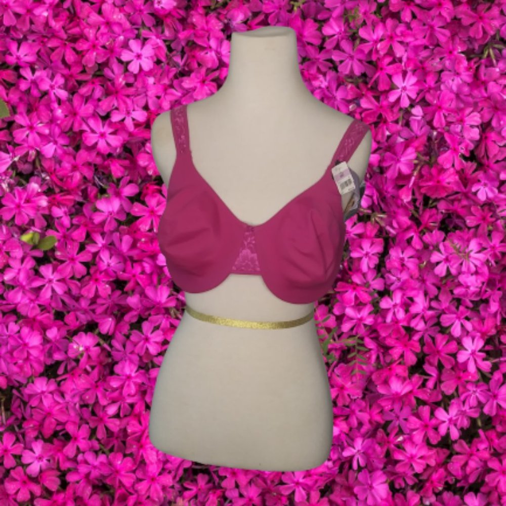 NWT Olga Bra 38D suddenly smooth side shaping - Picture 4 of 16